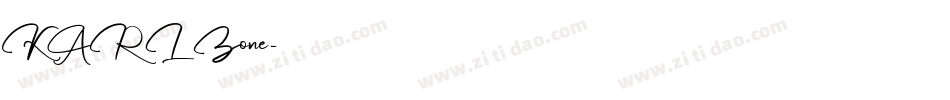 KARL Zone字体转换